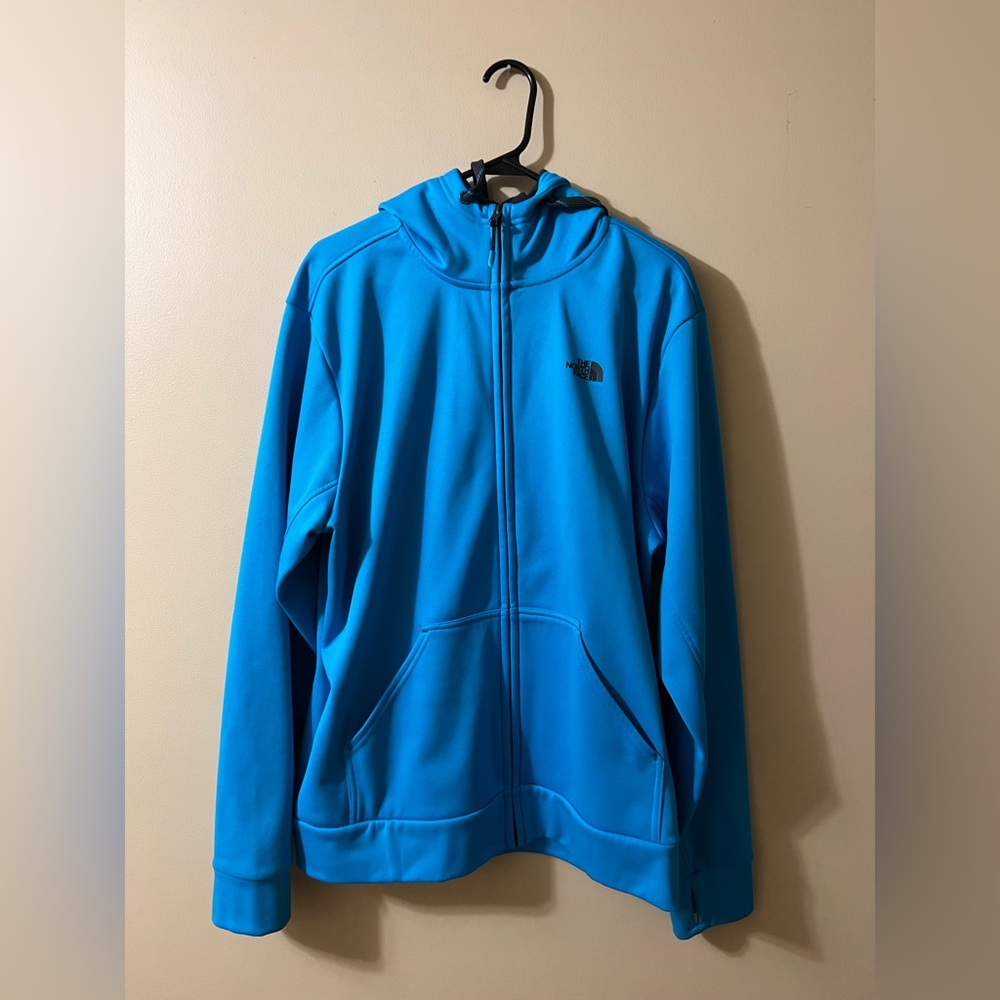 North face MENS Zip Up Hoodie Large Pre-Owned